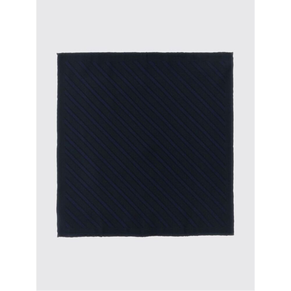 Brunello Cucinelli Men Striped Pure Silk Pocket Square Brunello Cucinelli
